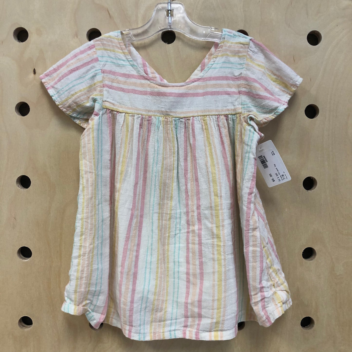 Cream Striped Top
