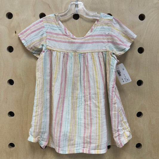 Cream Striped Top