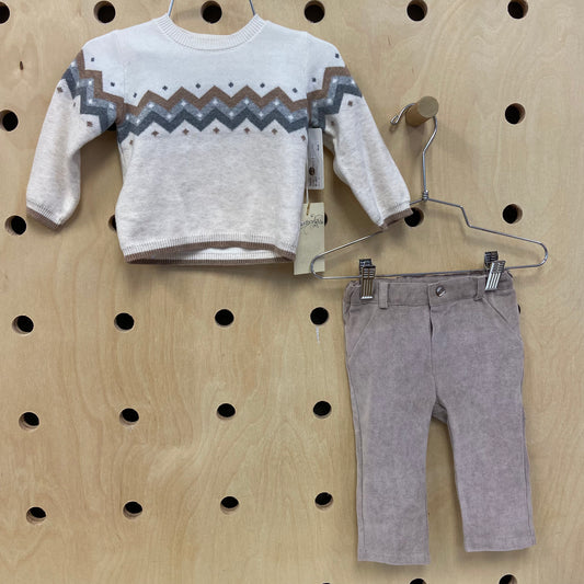 Cream + Beige Knit Outfit NEW!