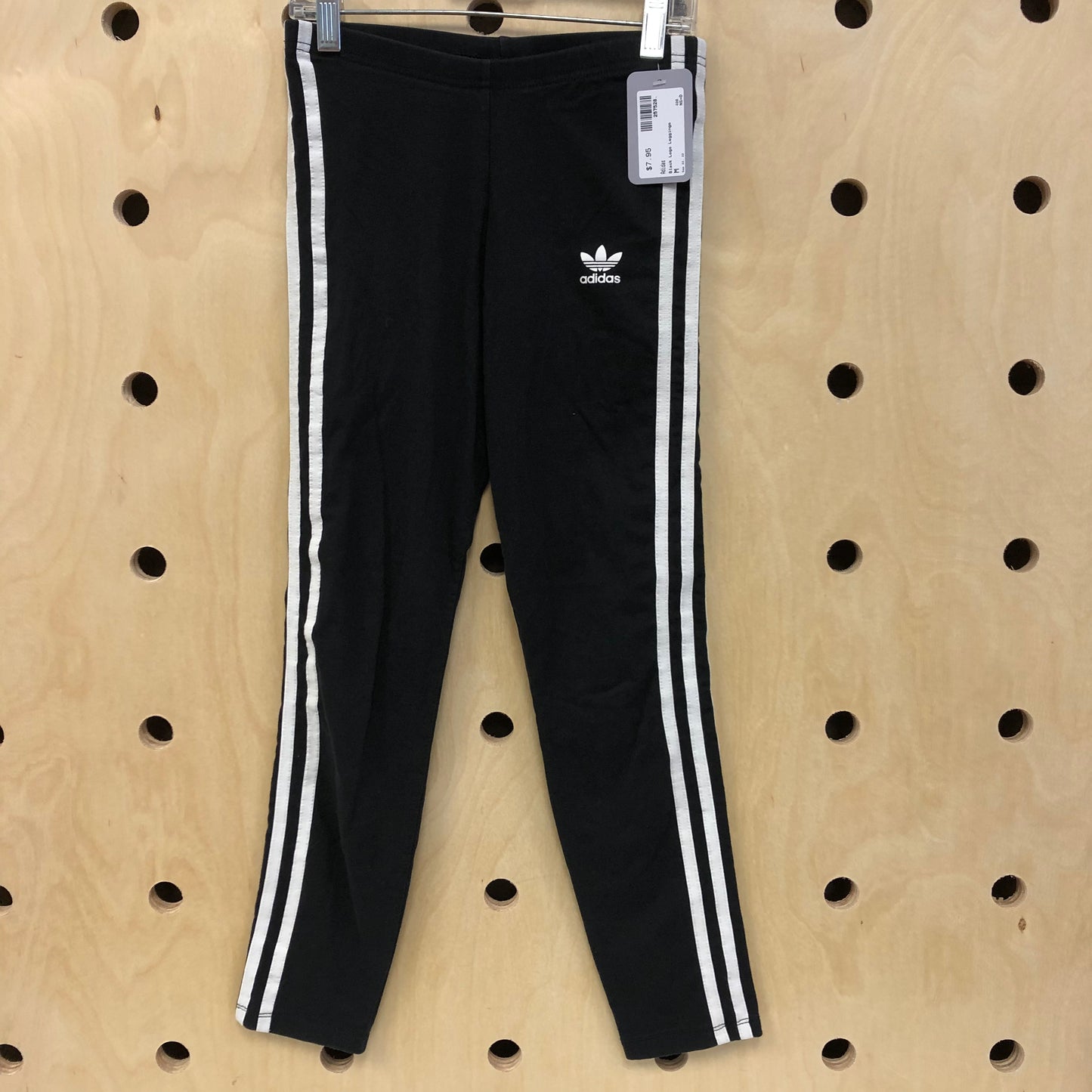 Black Logo Leggings