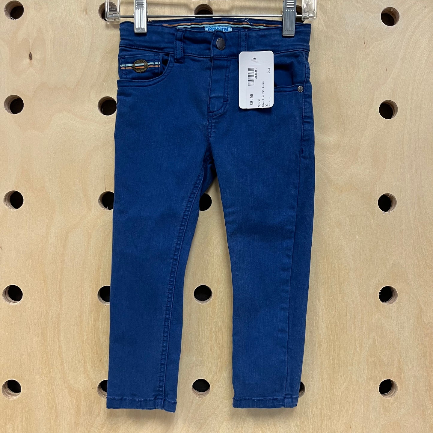 Blue Slim Fit Denim