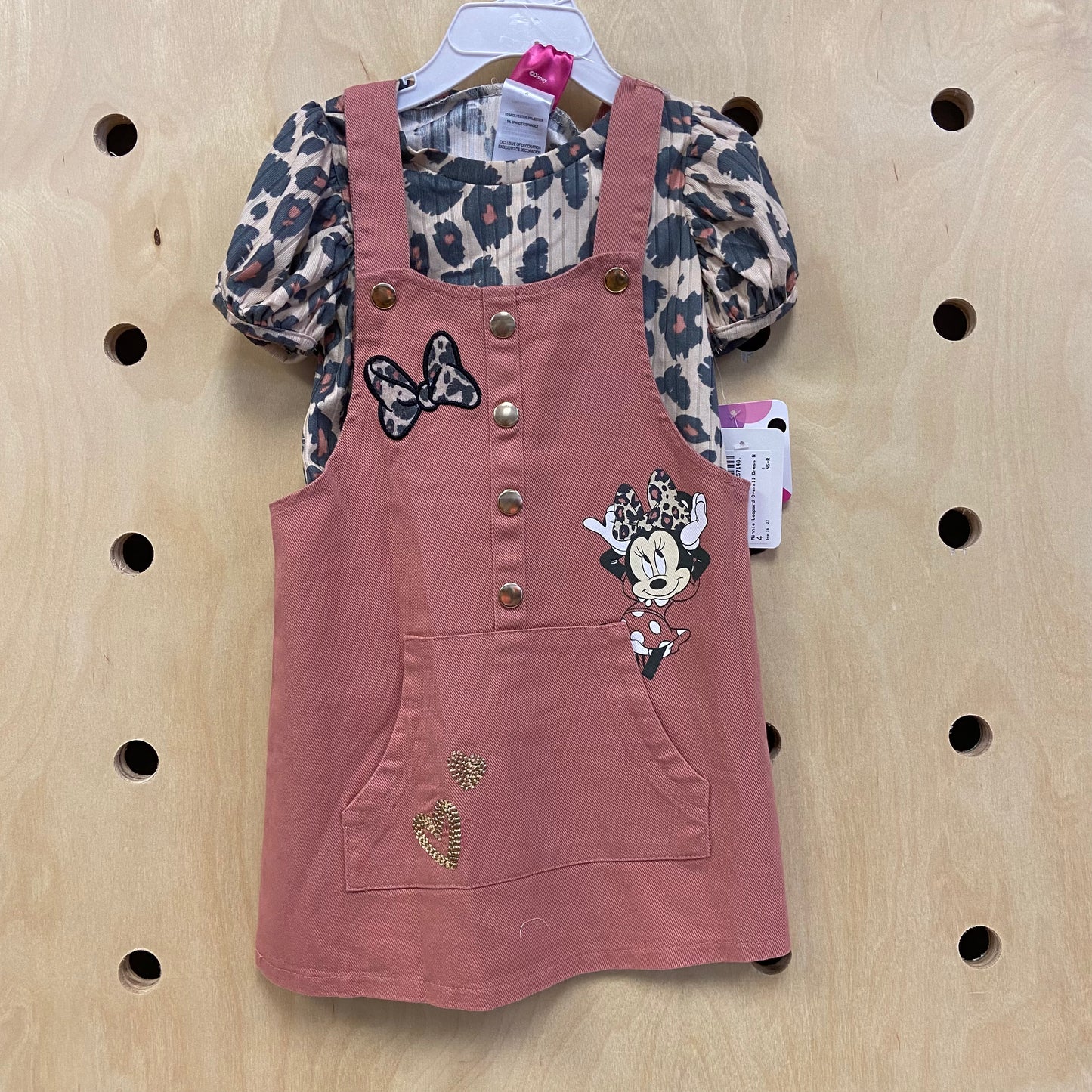 Minnie Leopard Overall Dress N
