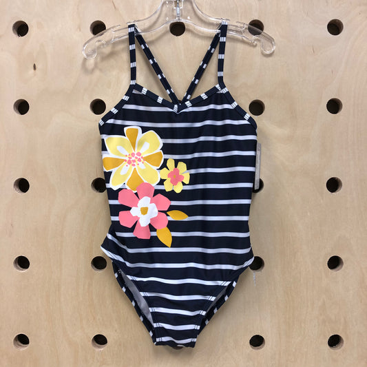 Blue Floral Swimsuit NEW!