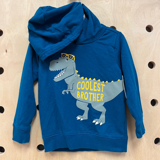 Coolest Brother Dino Hoodie