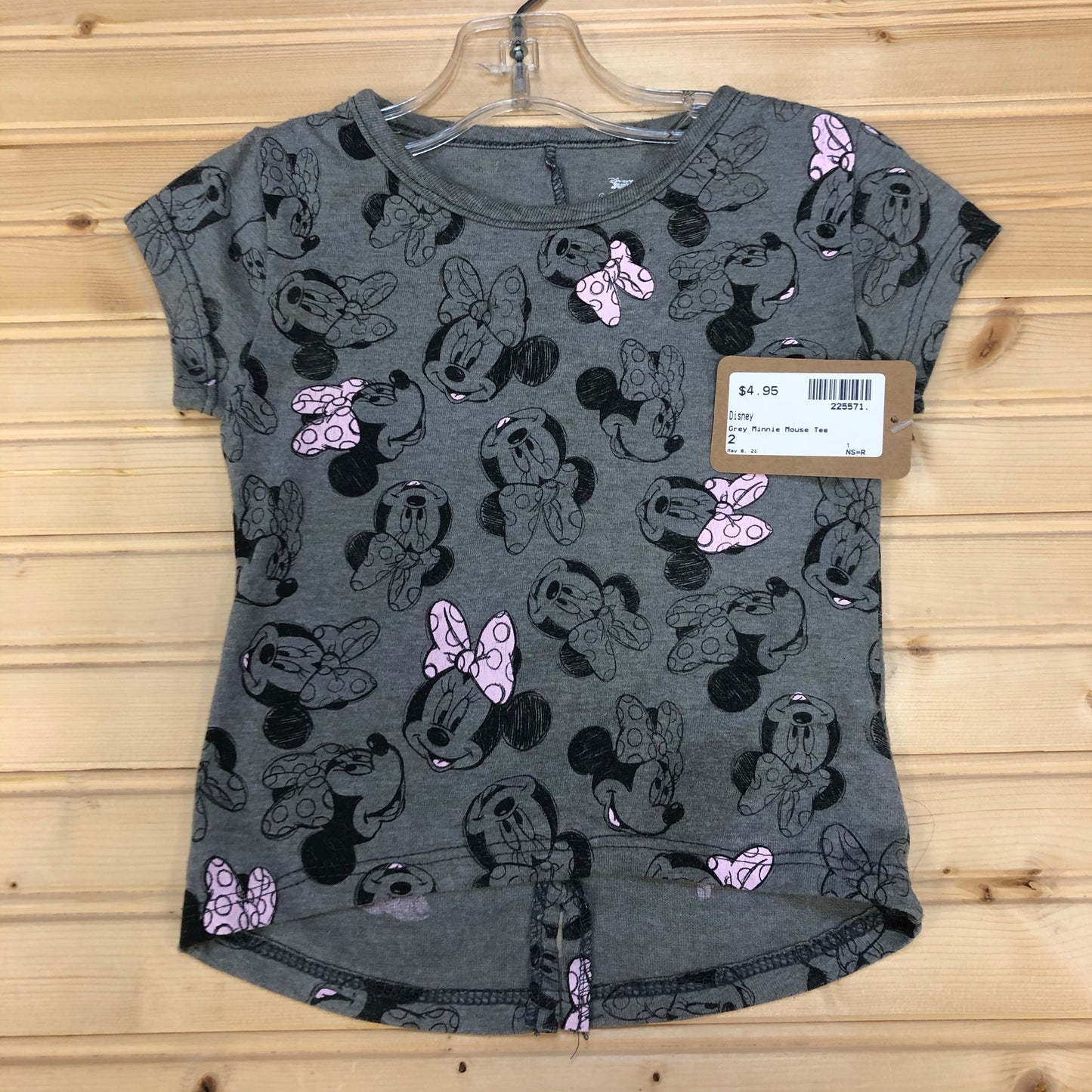 Grey Minnie Mouse Tee