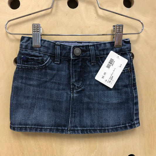 Dark Wash Denim Skirt