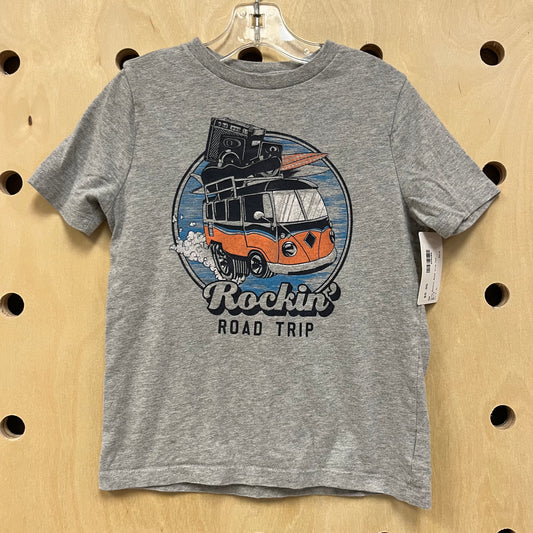 Grey Rockin Road Trip Tee