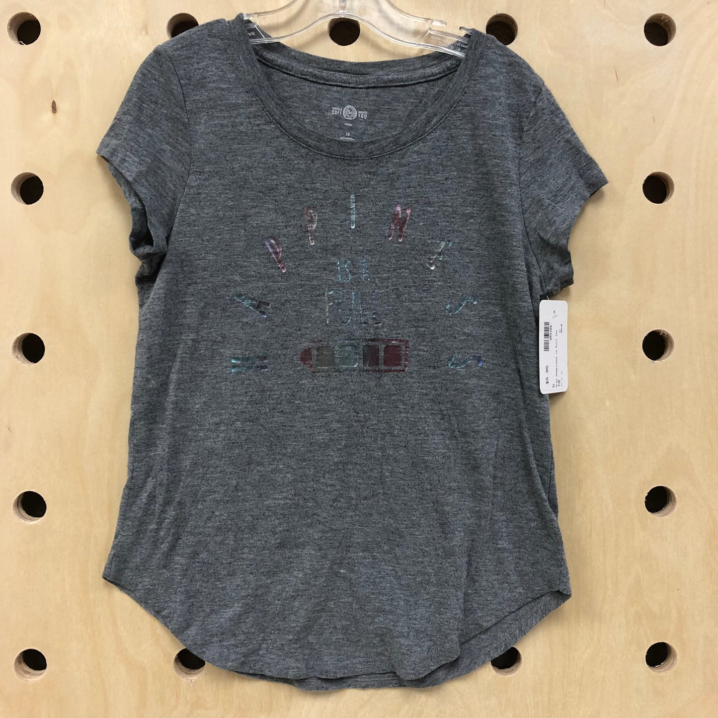 Grey Happiness is Full Tee