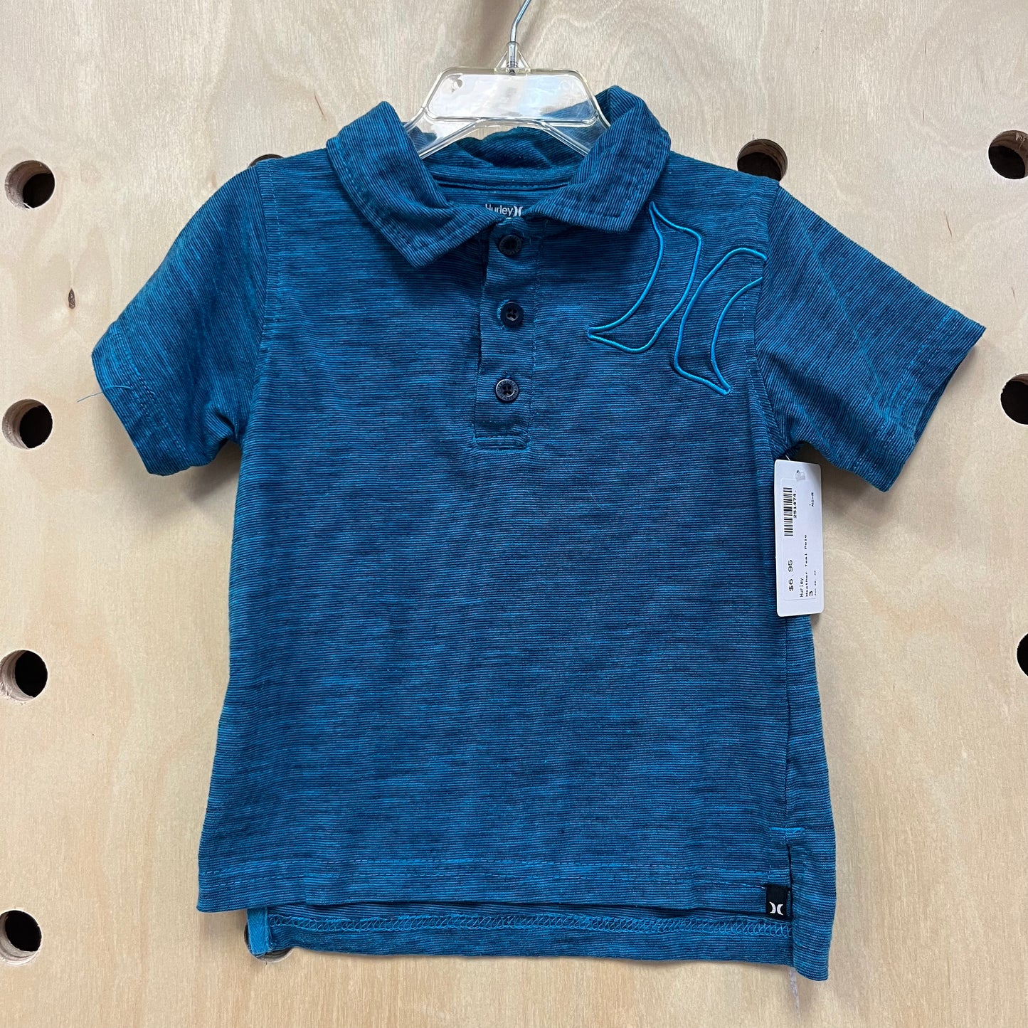 Heather Teal Polo