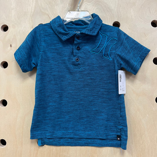 Heather Teal Polo