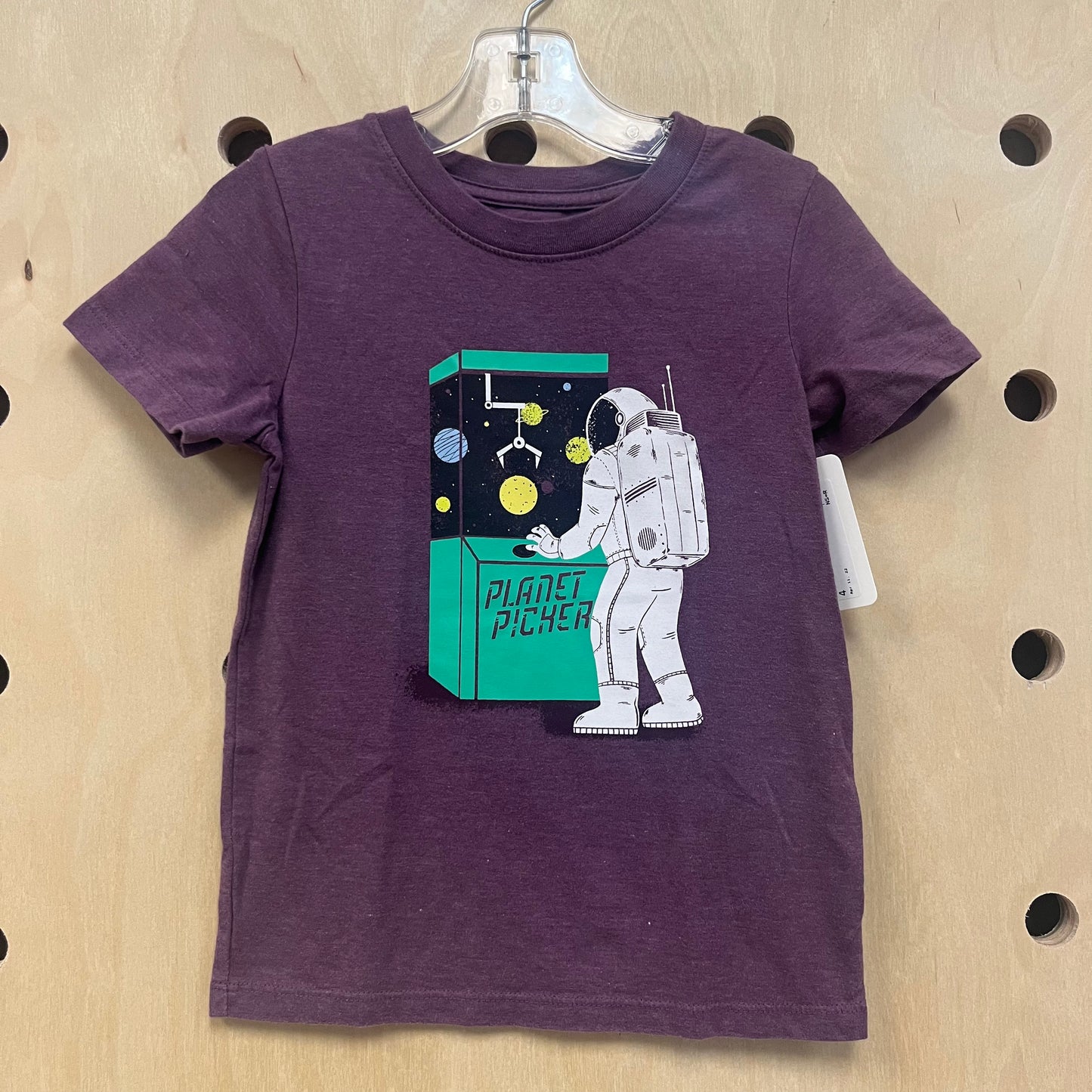 Eggplant Planet Picker Tee
