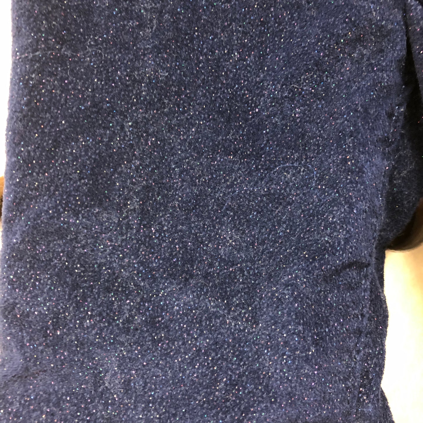 Navy Sparkle Velour Bottoms