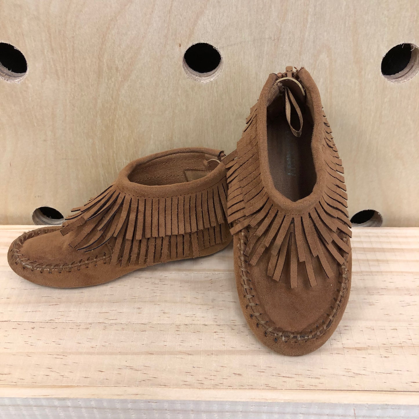 Brown Fringe Moccs