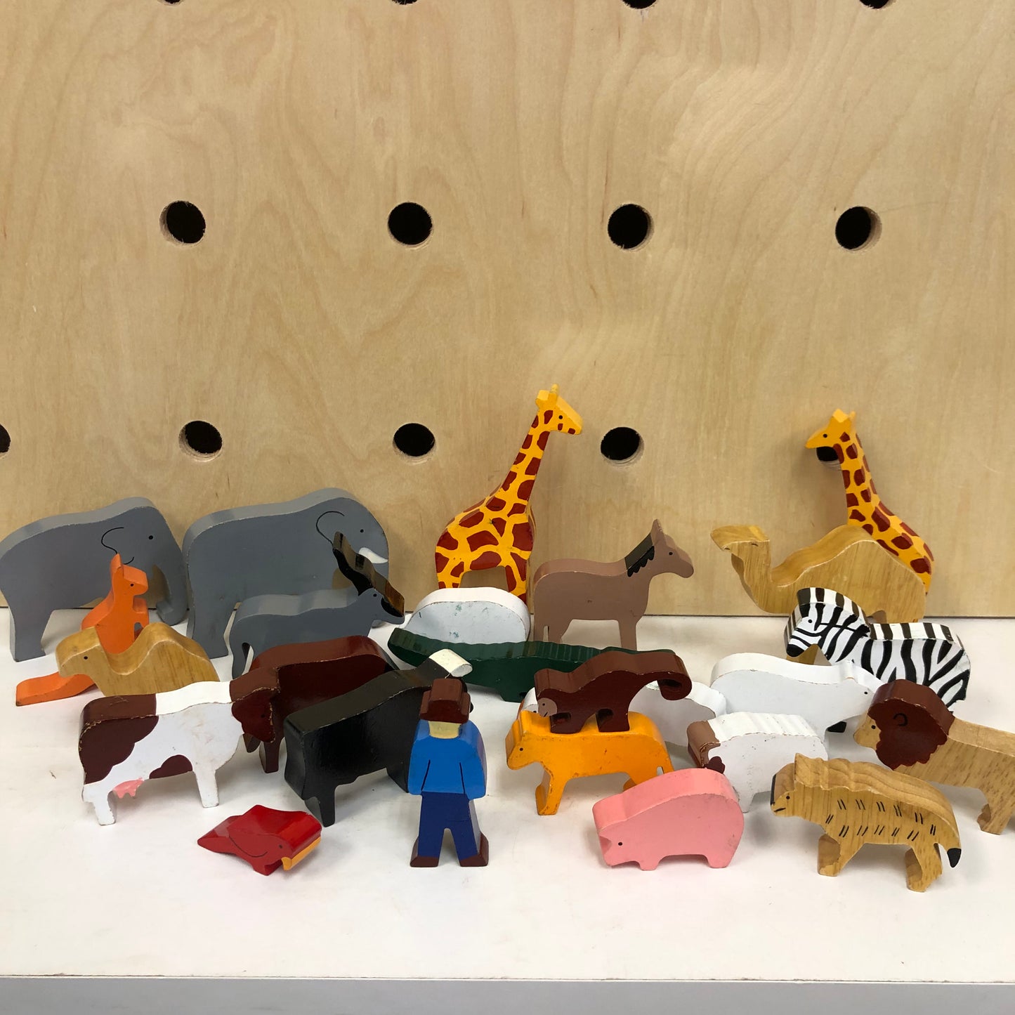 Wooden Animals Playset