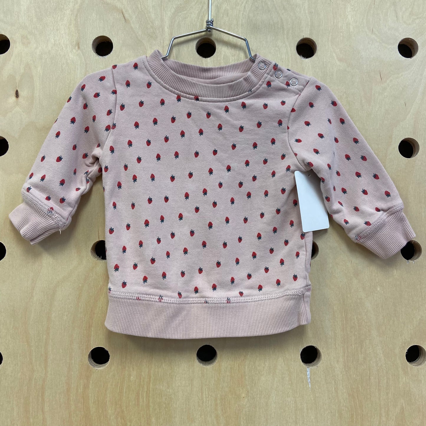 Pink Strawberry Sweatshirt