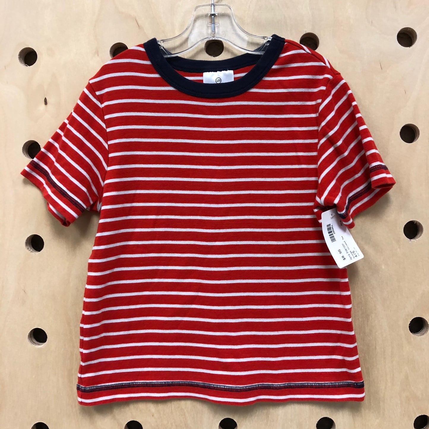 Orange Striped Tee