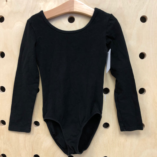 Basic Black Long Sleeve Leotard