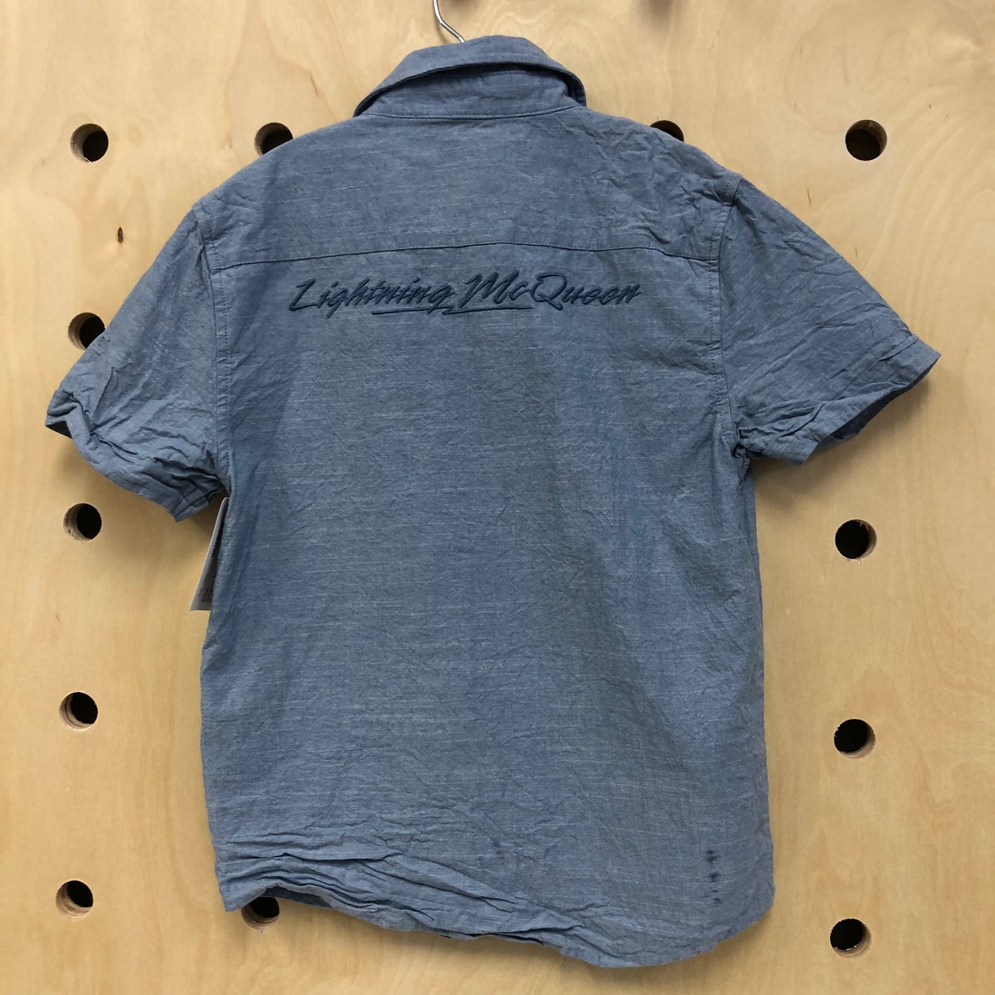 Chambray Patch Lightning McQueen Button Up