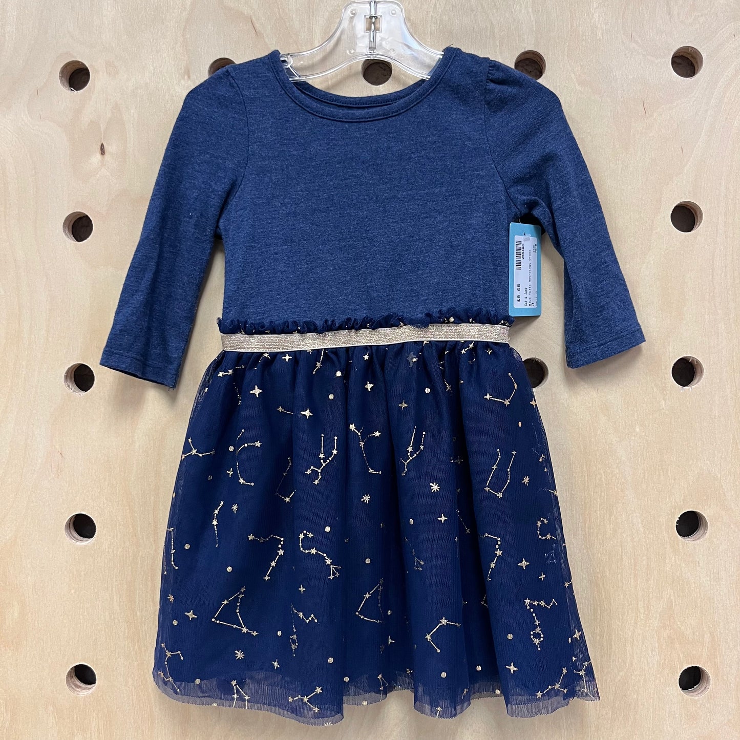Blue Tulle Constellations Dress