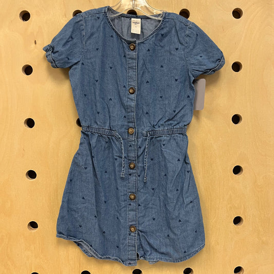 Denim Hearts Dress