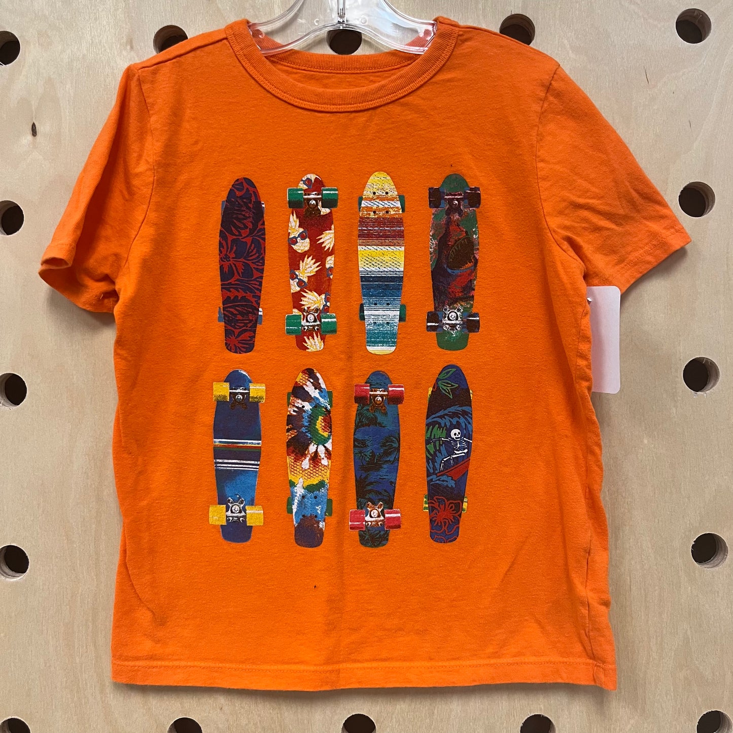 Orange Skateboard Tee