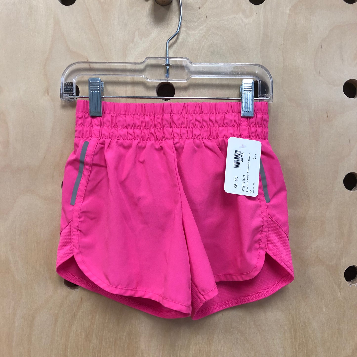 Electric Pink Athletic Shorts