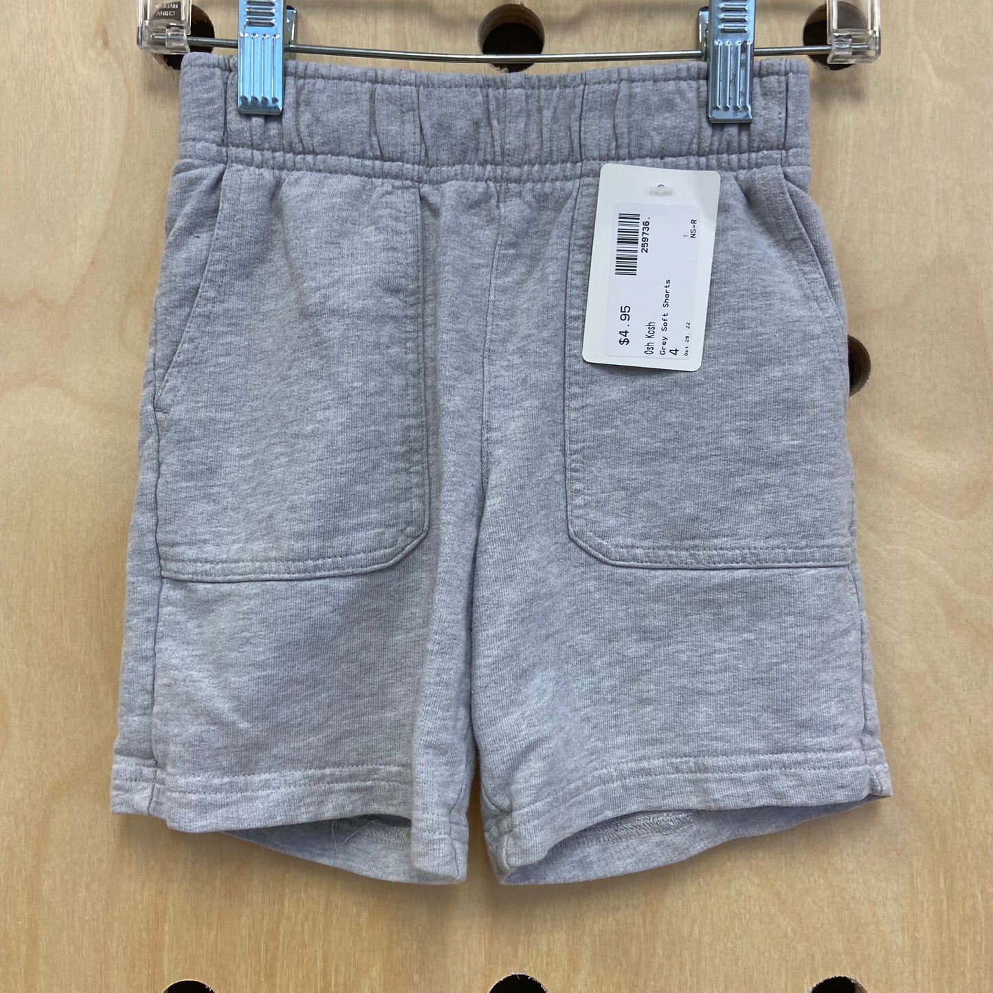 Grey Soft Shorts