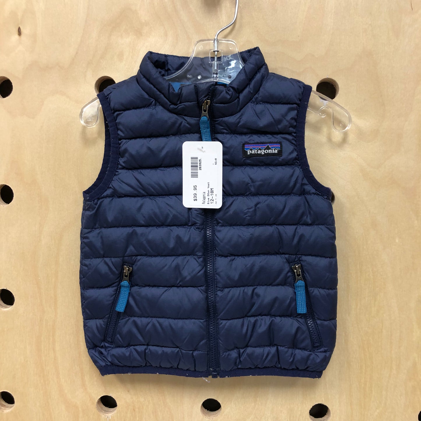 Blue Down Vest