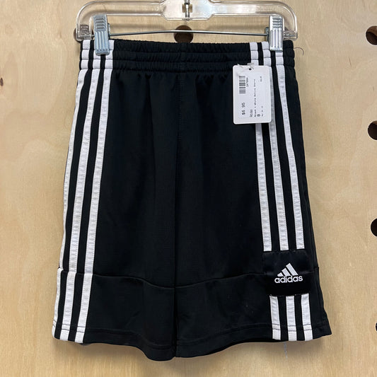 Black + White Active Shorts