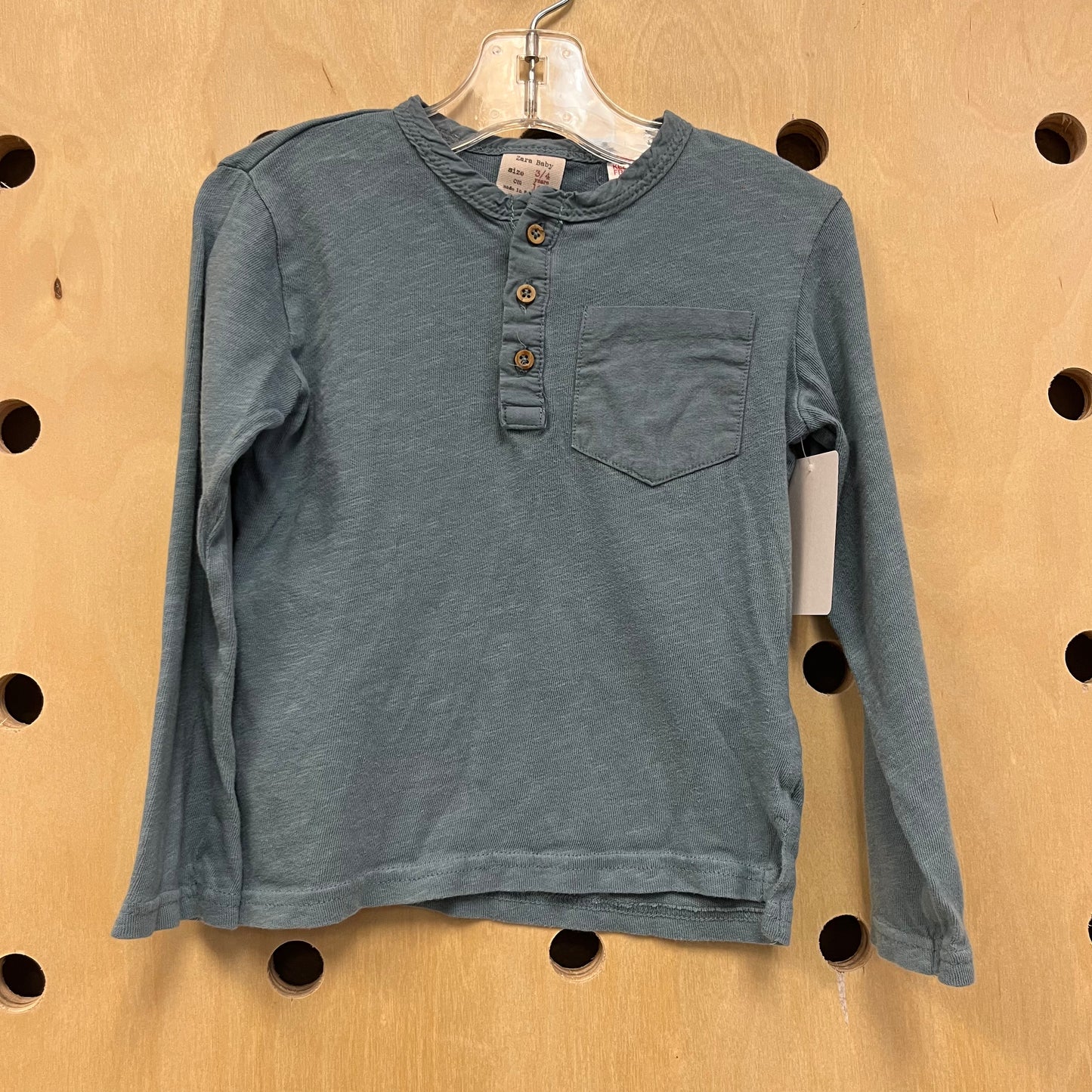 Blue LS Henley