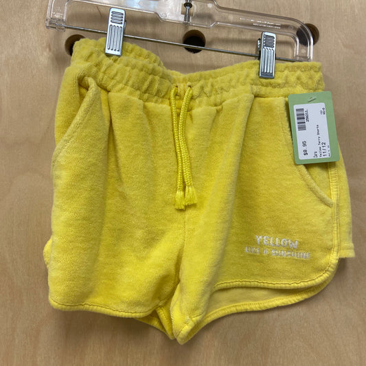 Yellow Terry Shorts