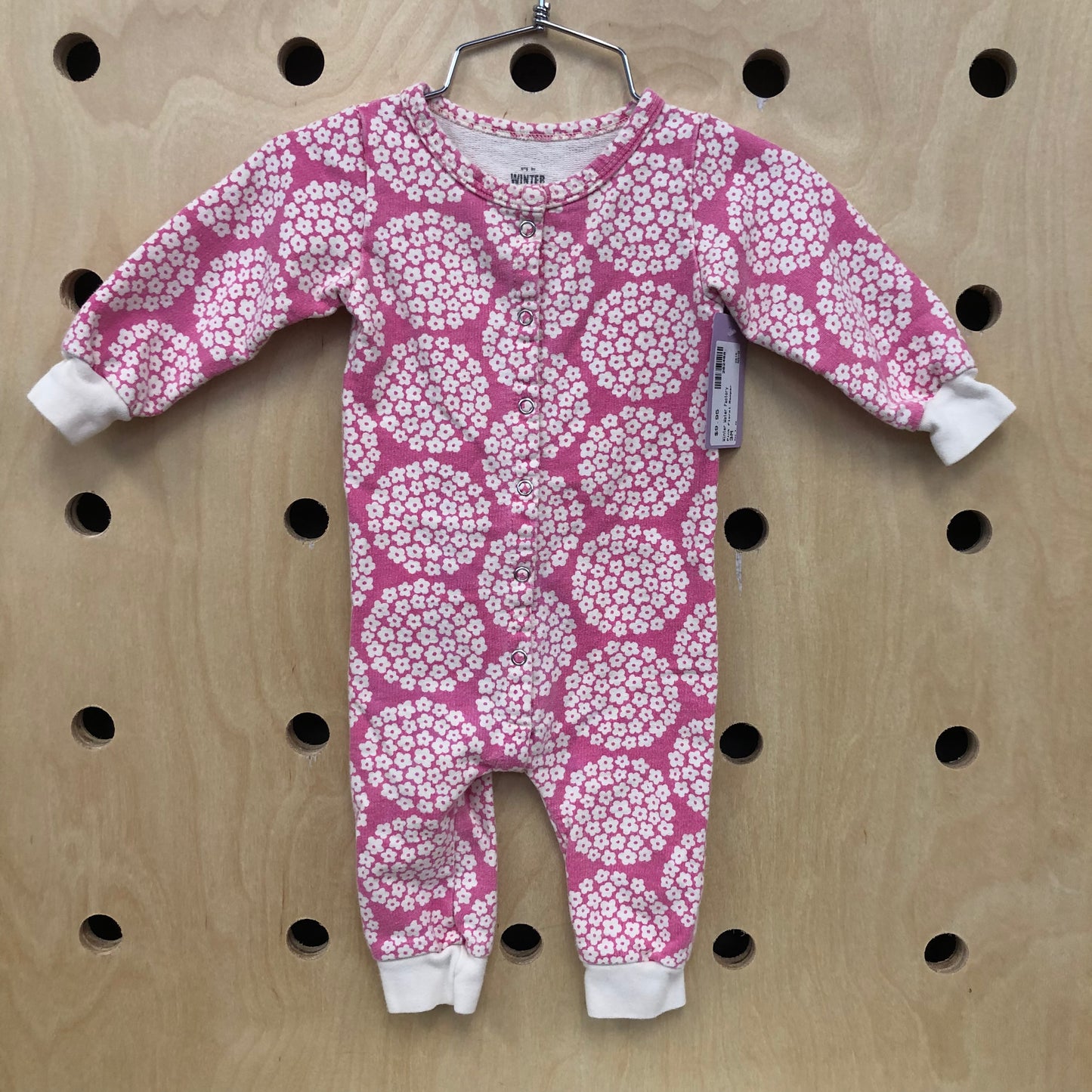 Pink Floral Romper