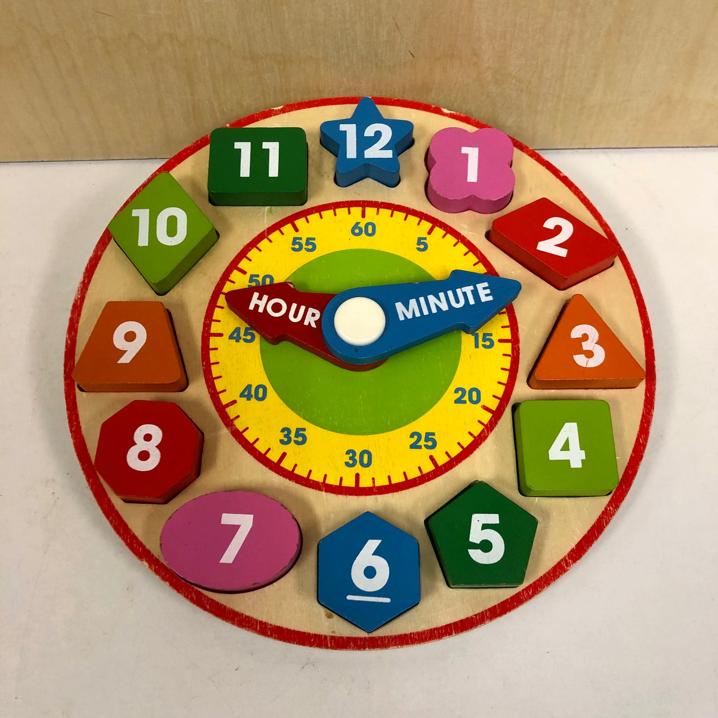 Shape Sorting Clock
