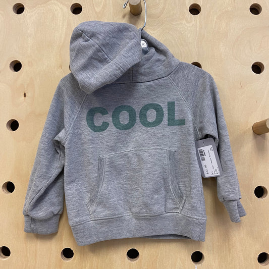 Grey 'Cool' Hoodie Pullover