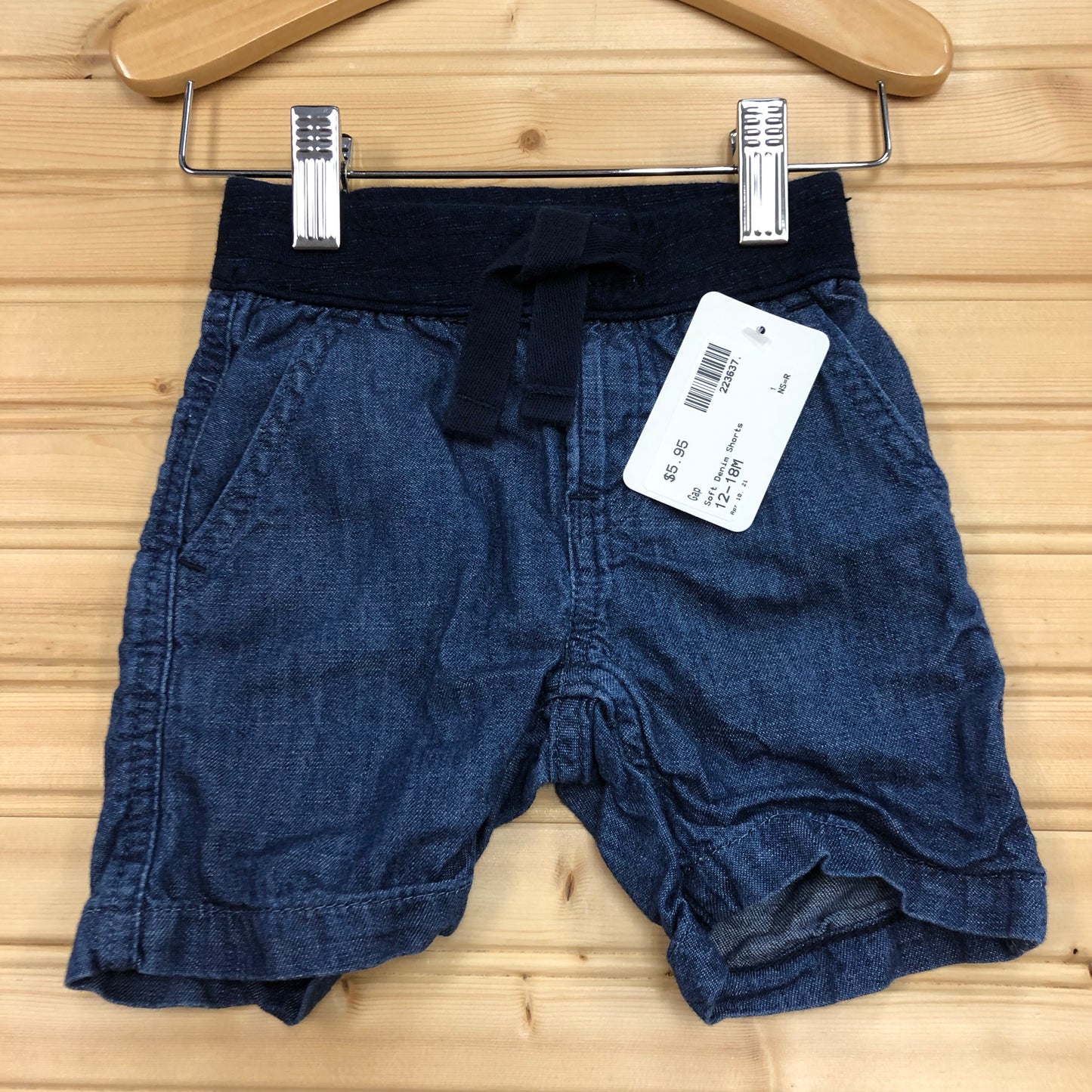 Soft Denim Shorts