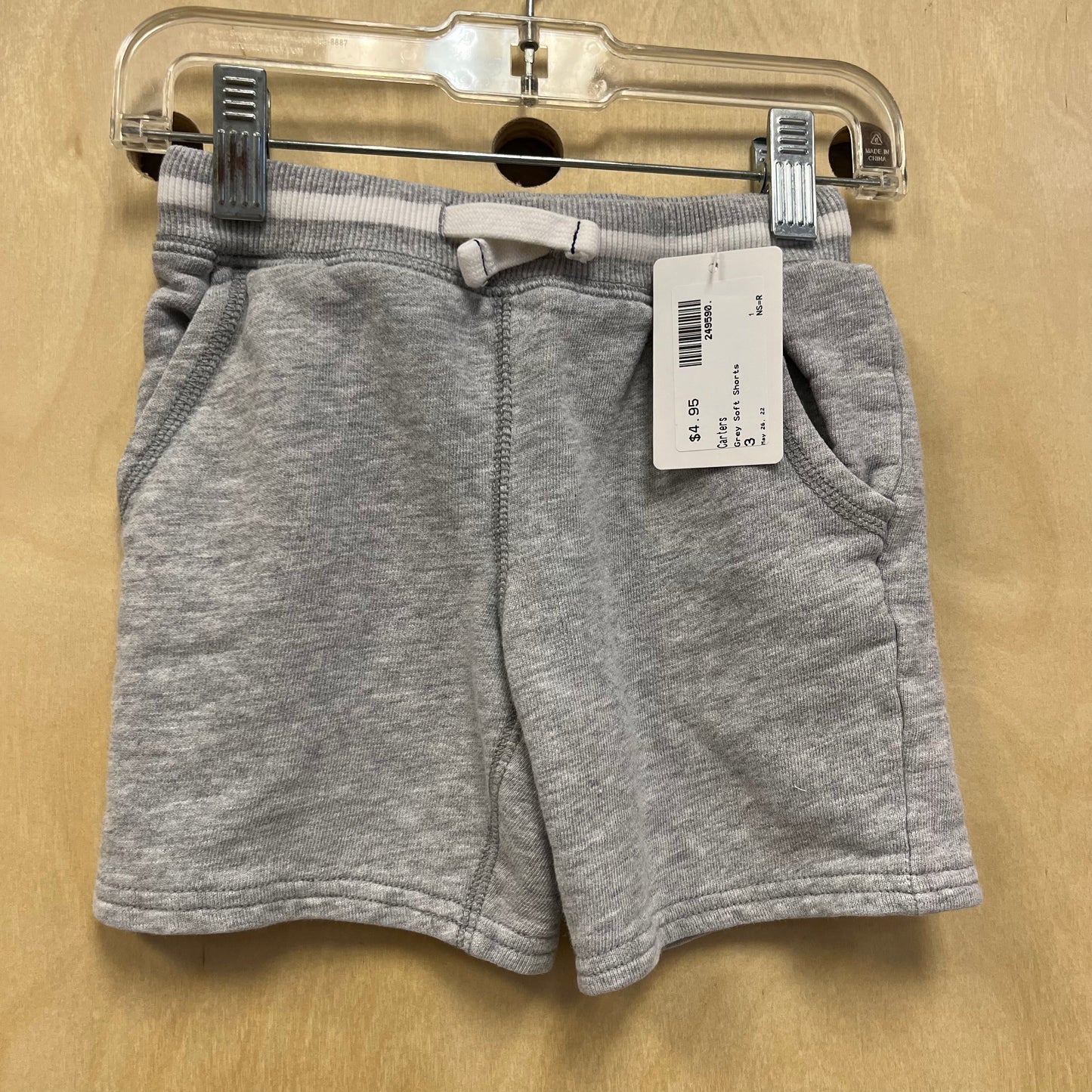 Grey Soft Shorts
