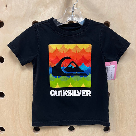 Black Vibrant Logo Tee
