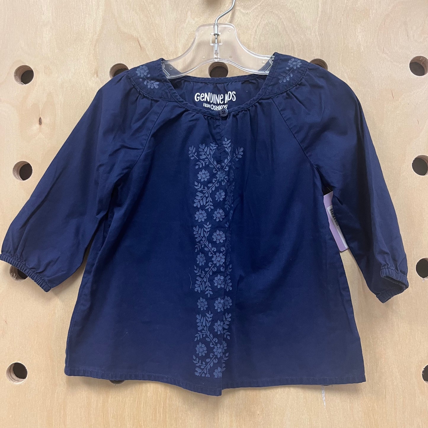 Blue Floral Top