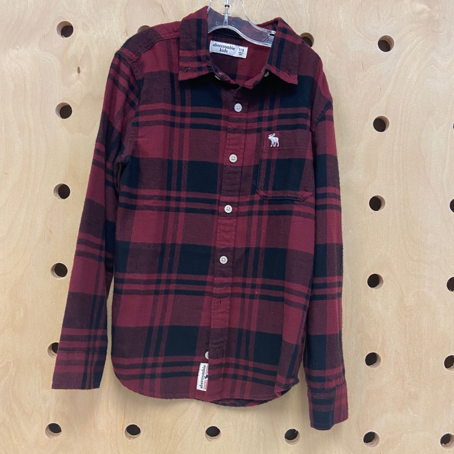Maroon Plaid Flannel