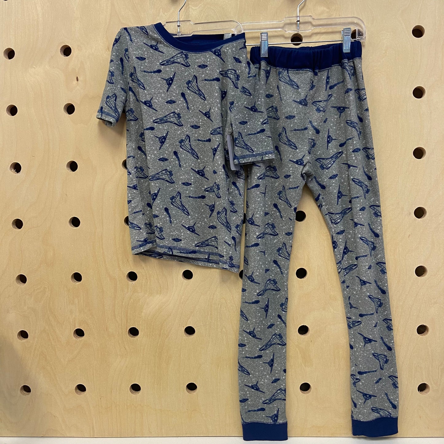 Grey + Blue Space Shuttle PJ's