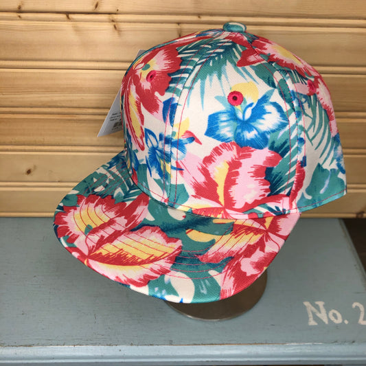 Solid Hawaiian Flower Snapback