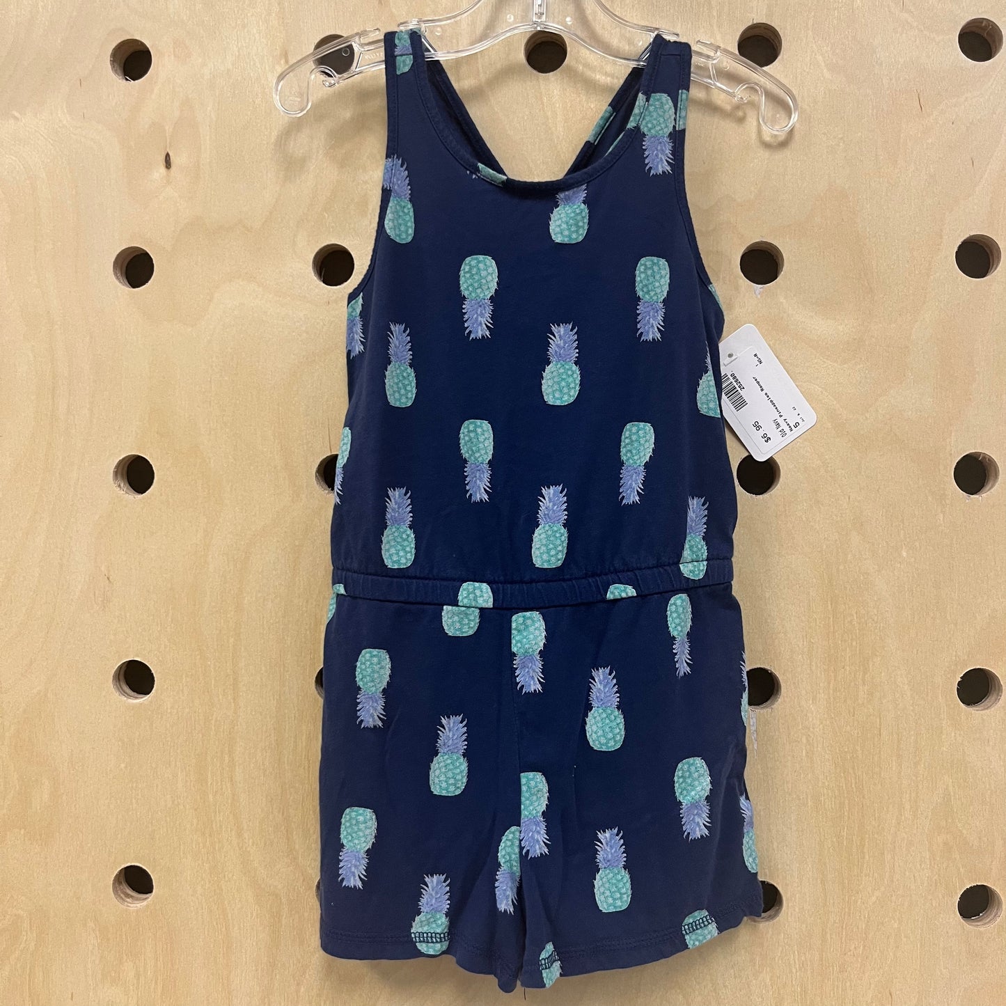 Navy Pineapples Romper
