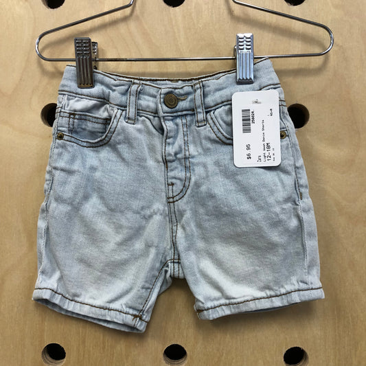 Light Wash Denim Shorts