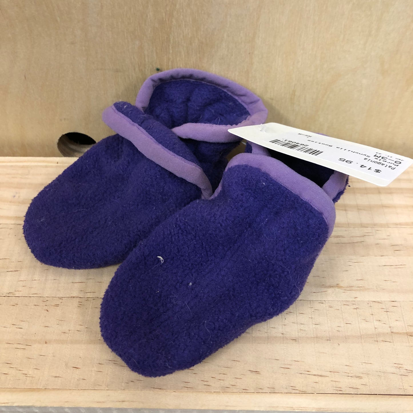 Purple Synchilla Booties