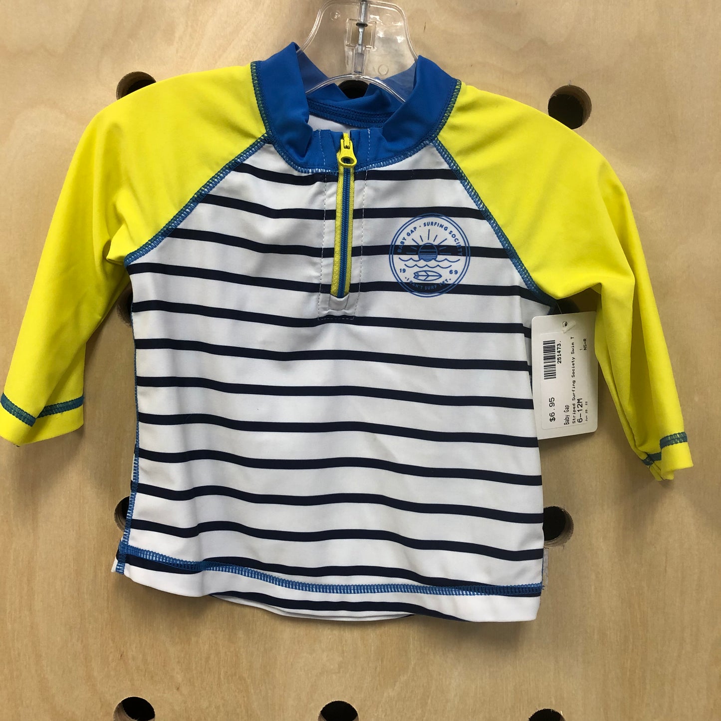 Striped Surfing Society Swim T
