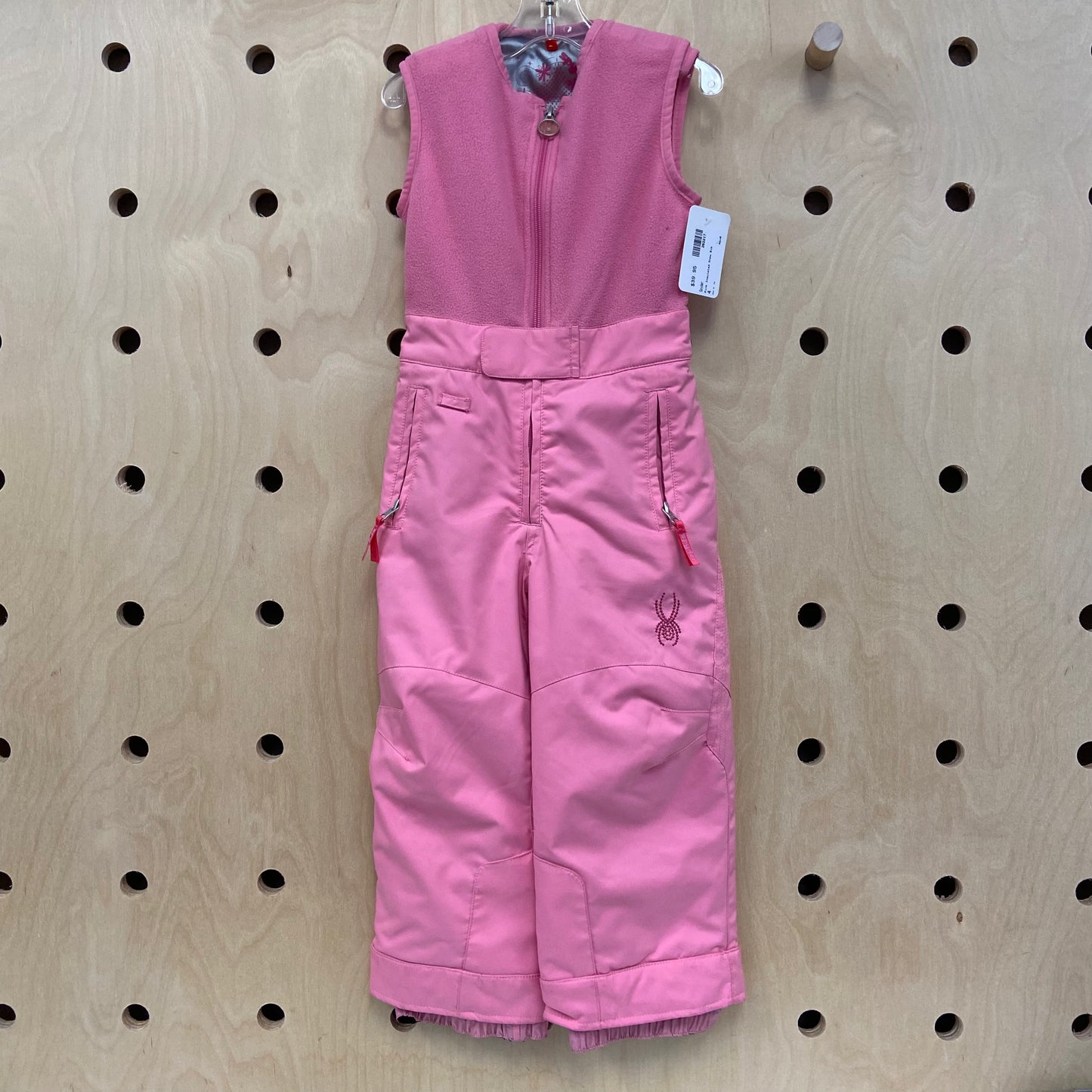 Pink Insulated Snow Bib