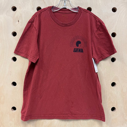 Rust Sun + Person Graphic Tee