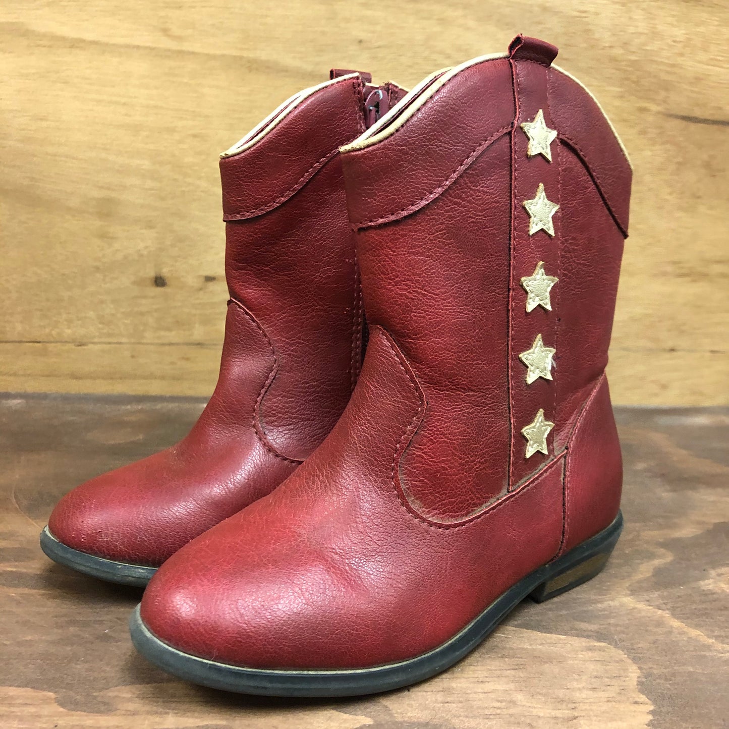 Red & Gold Cowgirl Boots
