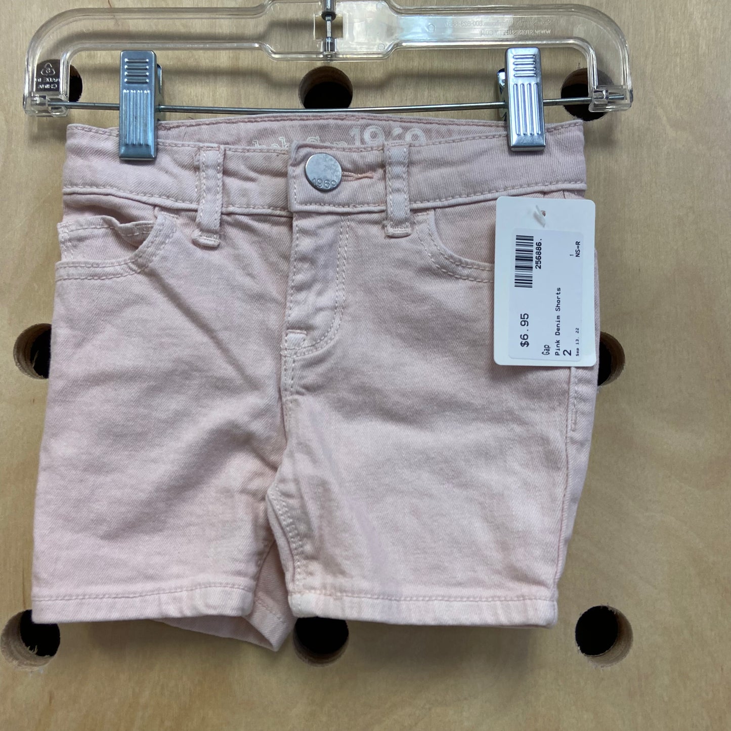 Pink Denim Shorts