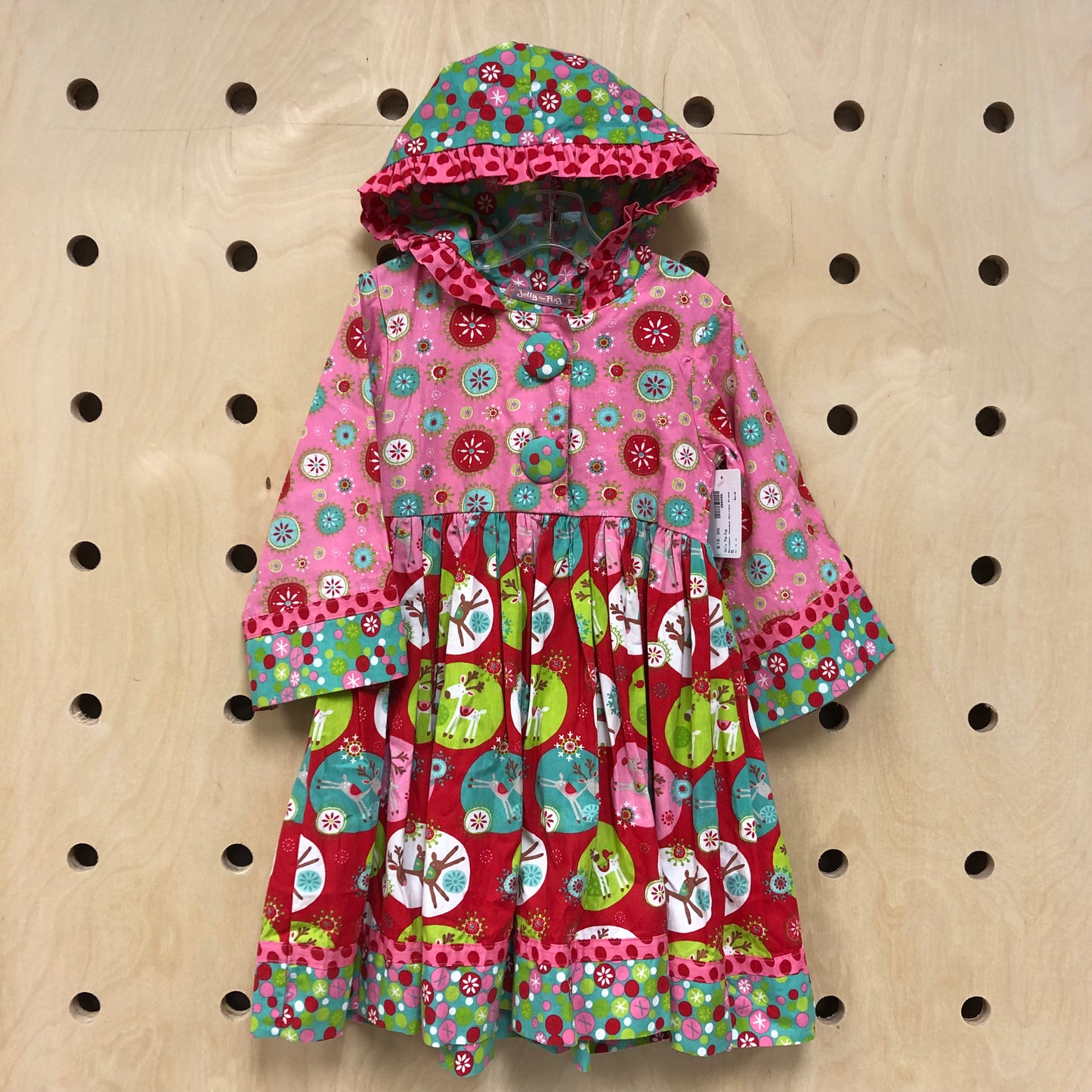 Reindeer Hooded Holiday Dress
